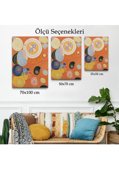 Miyrem^ Canvas Serie Hilma Af Klint - Gençlik Tablosu-7314