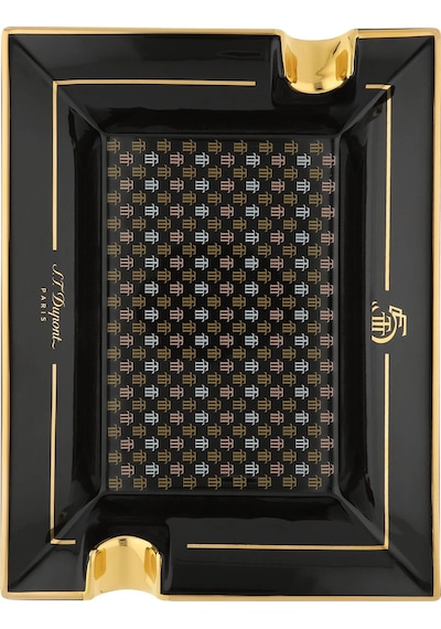 S.t. Dupont Trinidad Porselen Siyah Küllük 6477