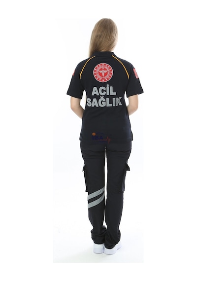 Yeni Acil Sağlık Lakost Kısa Kol T-shirt Lacivert