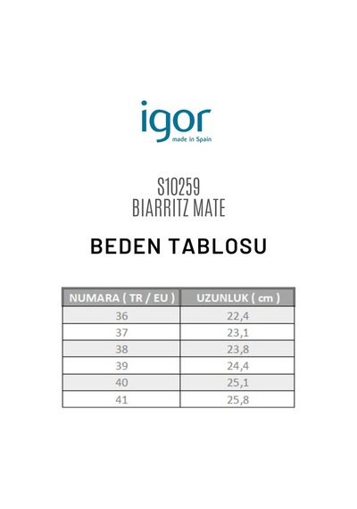 Igor Biarritz Kadın Sandalet S10259-002 Siyah Siyah