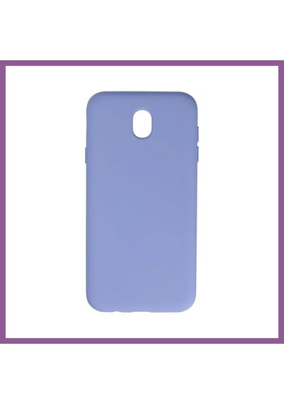 Bezos Samsung Galaxy J7 Pro / J730 Kılıf Nano İçi Kadife Silikon - Lila Rengaren