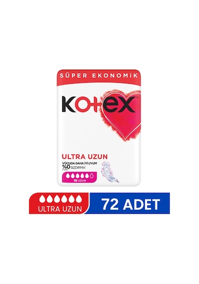 Kotex Ultra Quadro Süper Eko Uzun 18 Li X 4 Adet PKT.KOTEX.011