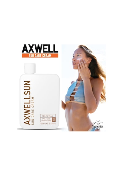 Axwell Leke Karşıtı Yüksek Koruyucu Güneş Kremi SPF50 2 x 125 ML