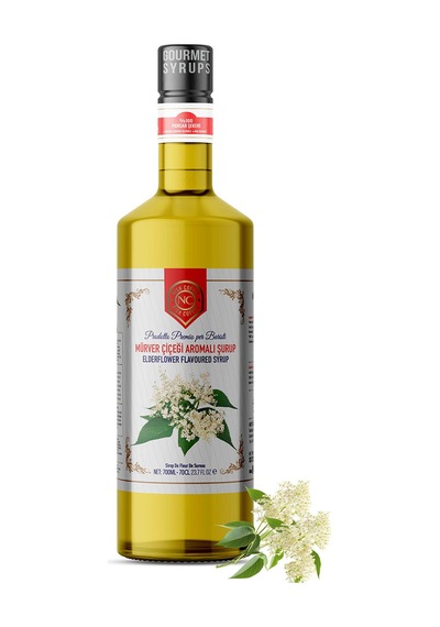 Nish Mürver Çiçeği Aromalı Şurup 700 Ml - Pet Şişe