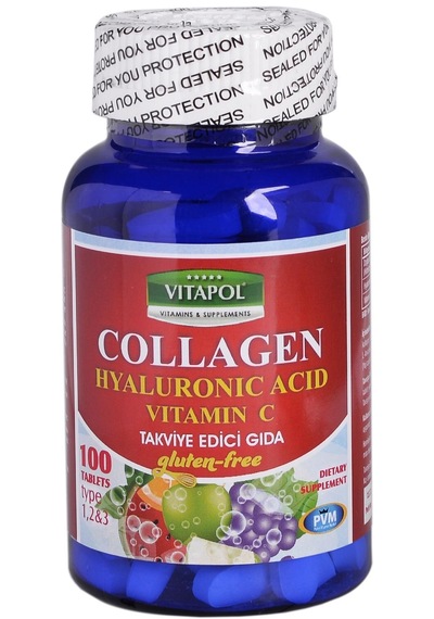 Vitapol Collagen Hyaluronic Acid Vitamin C 2x100 Tablet