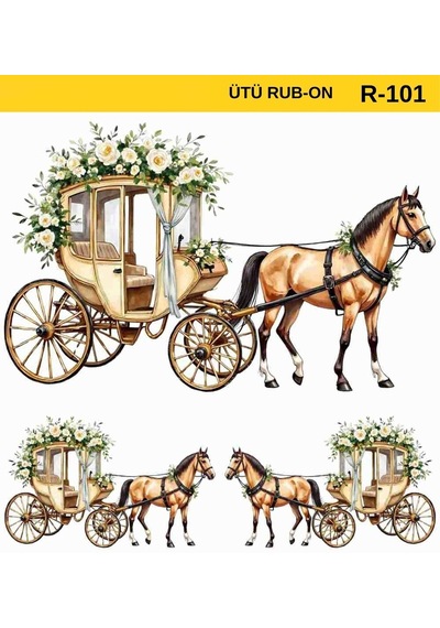 Ütü İle Rub On Transfer Kağıdı R-101 30x30 Cm
