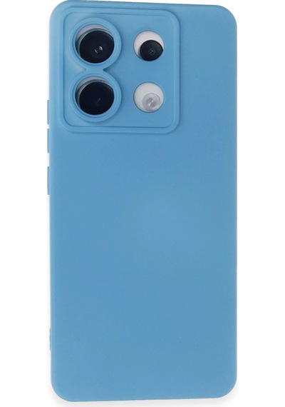 Newface - 423 - Xiaomi Redmi Note 13 Pro 5g Kılıf Nano İçi Kadife Silikon - Edntrend - - Mavi