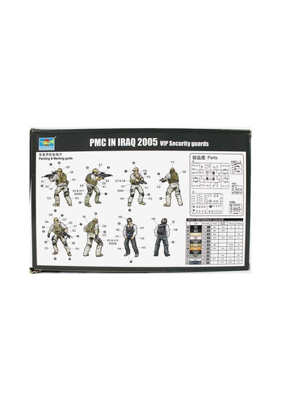 1/35 Pmc-vıp Koruma Tim Irak'ta Figürleri Maketi, Trumpeter 00420