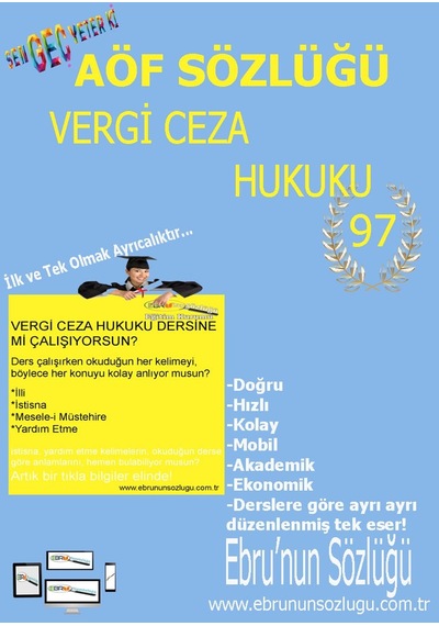 AÖF İİBF Ebrunun Sözlüğü Vergi Ceza Hukuku - E Sözlük