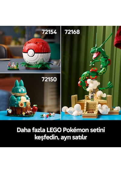 LEGO® Pokémon™ Arcanine 72160 - Yetişkinler için Duruşu Ayarlanabilir Figür İçeren Yaratıcı Model Yapım Seti (1190 Parça)
