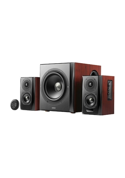 Edifier S350db 150w Rms Bluetooth 5.1 Aptx Aktif 2.1 Hoparlör Sistemi 8 İnç Subwoofer, Optik/koaksiyel/aux Girişli - Siyah