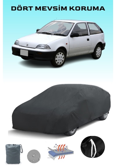 Siyah, Suzukı Cultus 2 Hatchback, Araba Brandası, Oto Örtüsü, Araba Çadırı Siyah
