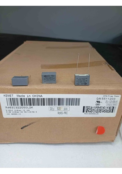 R463ı322050l2k 220nf 310vac 15 10% R.46 Polyester Kondansatör 10 Adet