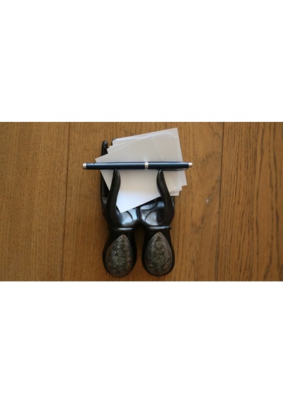 Iki El Şeklinde Kartlık / Kağıtlık / Peçetelik (18 Cm)
