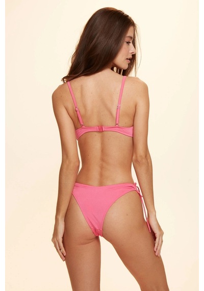 No Gossip Gaia Balenli Balkonet Bikini Tek Üst Pembe 229102 Çok Renkli