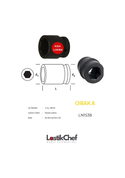 Osaka 38 Mm 1'' Lokma
