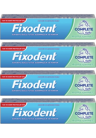 Complete Diş Protez Yapıştırıcı Aromasız 47g X4 Adet