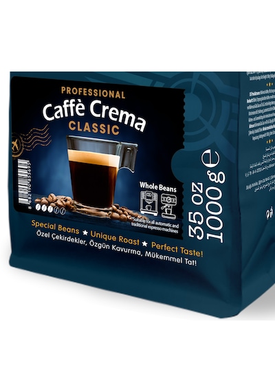 Moliendo Professional Caffe Crema Classic Çekirdek Kahve 1 KG