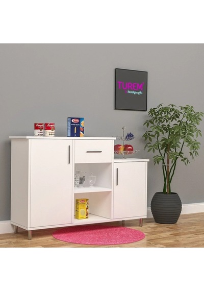 Evora Çok Amaçlı Dolap Mdf Beyaz Evora Çok Amaçlı Dolap Mdf Beyaz