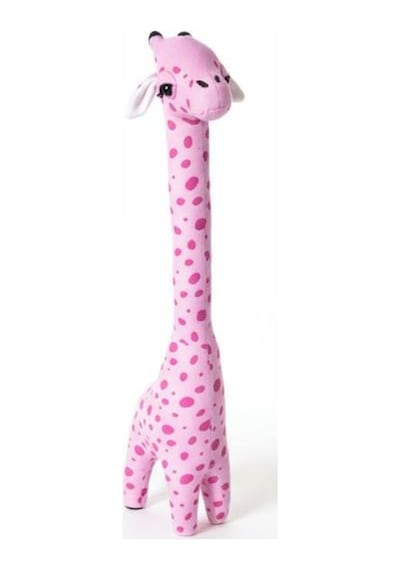 Zürafa Peluş Oyuncak Oyun Arkadaşım Yastık 100 Cm Pembe