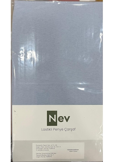 Özdilek Nev Marka Lastikli Fitted Penye Çarşaf 100x200 + 30 Cm Yükseklik 30 Cm Mavi Çok Renkli