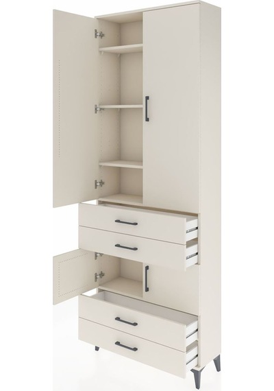 Arges Dolap 5 Raflı 4 Çekmeceli 4 Kapaklı 88x30x243 Aytaşı-ay... Aytaşı Arges Dolap 5 Raflı 4 Çekmeceli 4 Kapaklı 88x30x243 Aytaşı-ay... Aytaşı