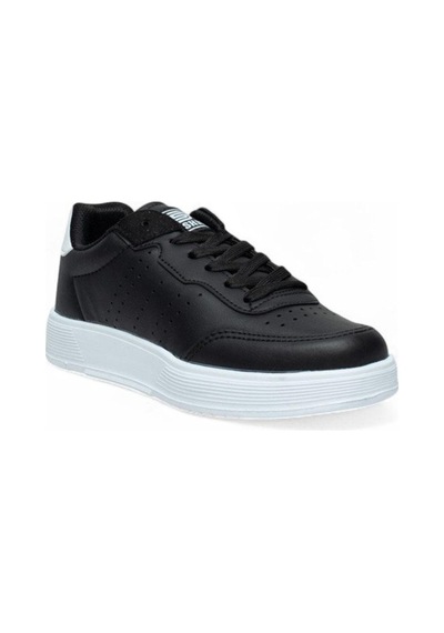 Dark Step 158-26 Cilt Deri Anatomik Sneaker 36-40 Siyah-beyaz Siyah