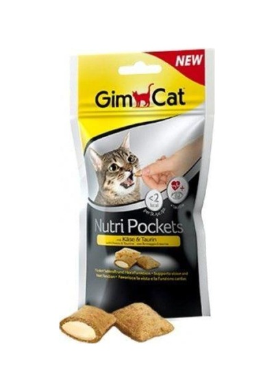 Gimcat Nutri Pockets Peynirli Kedi Ödül Maması 2 x 60 G