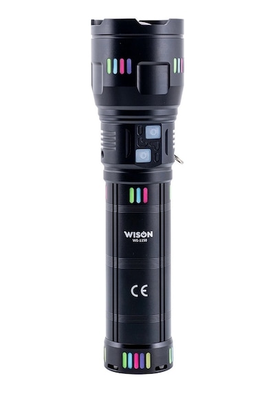 Wison Ws-1150 Uzun Menzilli 60 Watt 5500 Lümen Profesyonel Güçlü El Feneri Çok Renkli