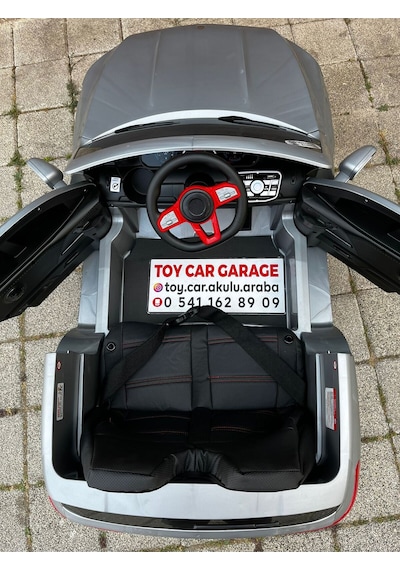 Bmw Akülü Araba 0-6 Yaş Gri