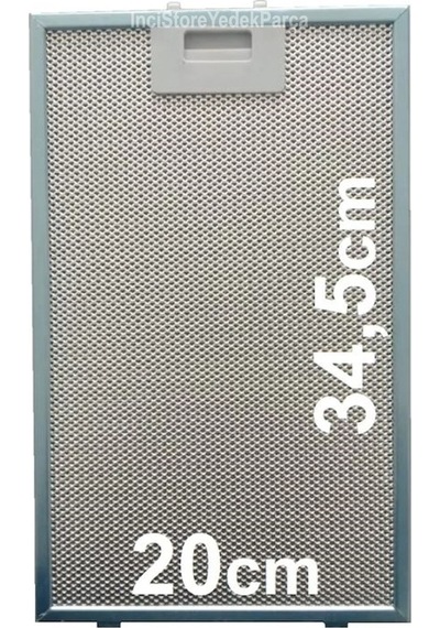 Arçelik Uyumlu P 13 YCEB Filtre Davlumbaz Aspiratör Filtresi 9197059799