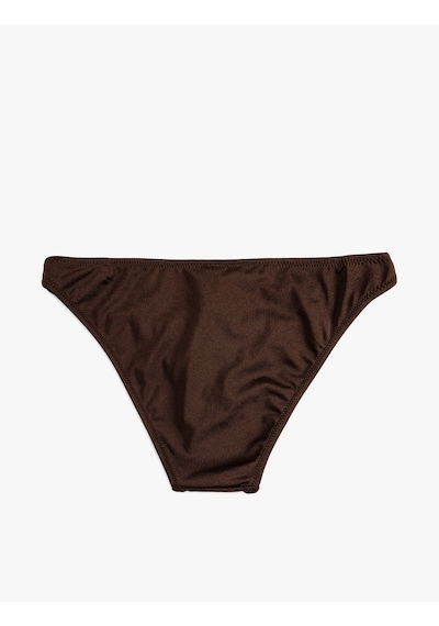 Koton Basic Bikini Altı Astarlı Kahverengi 4sak00122mm