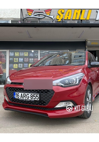 Kit Garaj Hyundai I20 Custom Ön Ek Plastik 2014-2018 Boyasız