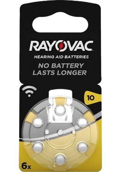 AYT Ticaret HT-101 RAYOVAC 10 NO KULAKLIK PİLİ 6Lİ PAKET