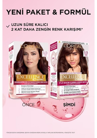 Excellence Creme 5.15 & Beyazlar İçin Kapatıcı Kahverengi Saç Spreyi - Magic Retouch 03 Chatain pktexcrm515scspry-7733