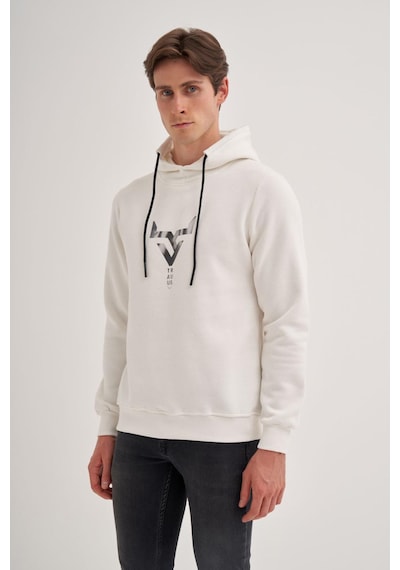 Cazador 5149 Erkek 3 İplik Sweatshirt Ekru