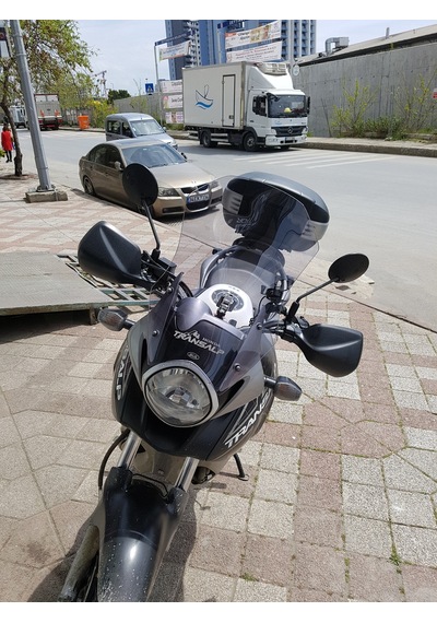 Honda Transalp Xl 700 Uzun Ön Cam Zeus Açık Füme Xl700 53 CM 4 MM