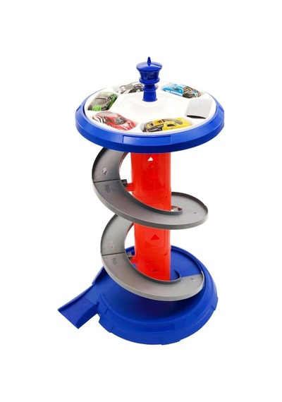 Speed Racer 5'li Metal Arabalı Twister Yarış Yolu Oyun Seti Yarış Pisti Çocuk Oyuncak