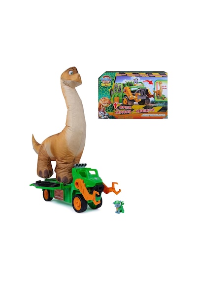 Paw Patrol Dino Filmi Şişme Dinozor Oyuncağı Ve Rocky Aksiyon Fig