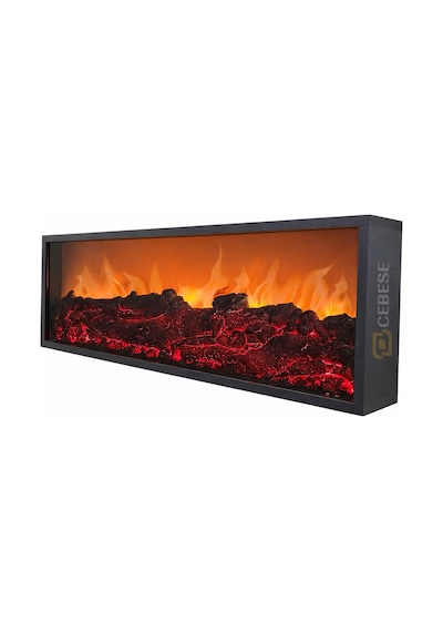 Cebese Dekoratif Elektrikli Yapay Şömine - 120x31.5x16 Cm - Farklı Renk