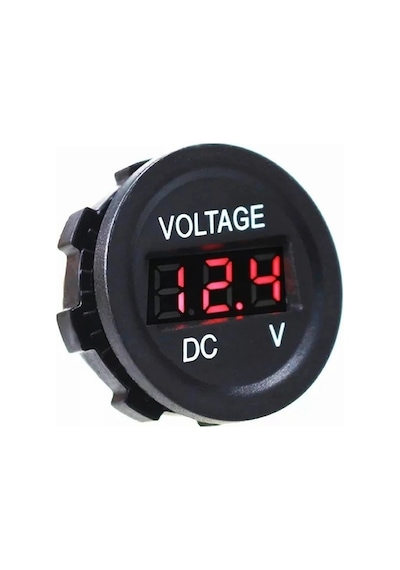 28 Mm 8 Volt - 32 Volt Arası Çalışabilen Pano Tipi Voltmetre N11.869
