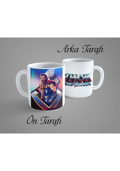 Thor Love And Thunder Thor Porselen Kupa Bardak Beyaz