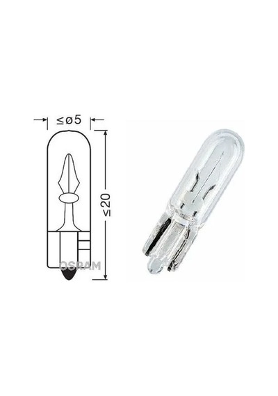 Ampül Küçük Dıpsız 12v 2.3 W 1