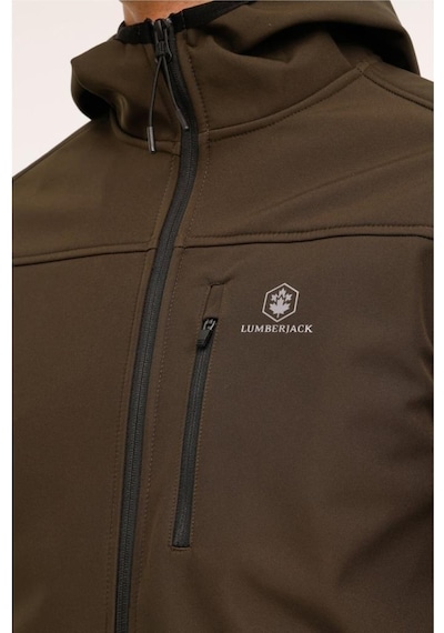 Lumberjack Bsc Sftshell 4pr Haki Su İtici Outdoor Casual Spor Mont Haki