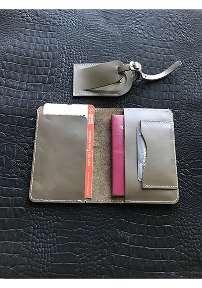 Vip Gift Voyager Pasaport Kılıfı Minimalist Hakiki Deri Pasaportluk Çok Renkli