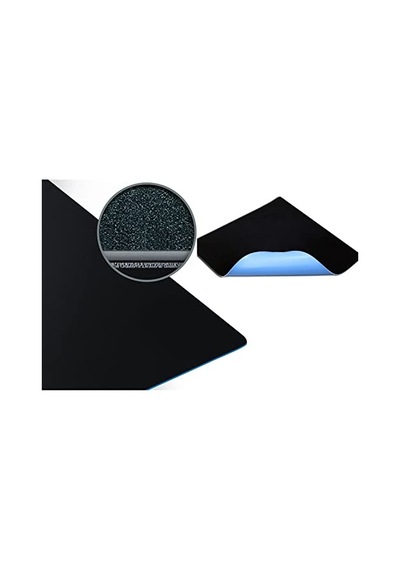 Ln-53146 Siyah Mavi Taban Suya Dayanıklı 30cm X 40cm Ofis + Gaming Kayma Yapmaz, Titreme Yapmayan Mouse Pad Medium