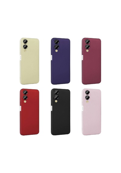 Zore Vivo Y17s Kılıf Nvth Premier Silikon Kapak - Kırmızı