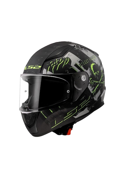 Ls2 Rapid 2 Pirates Kapalı Kask Titanyum