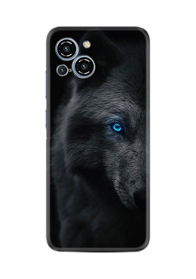 Reeder S23 Max Pro Kılıf Resimli Desenli Silikon Platinium Series Dark Wolfs 1834