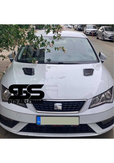 Seat Leon Mk3 Uyumlu Piano Black Kaput Üstü Havalandırma Izgarası